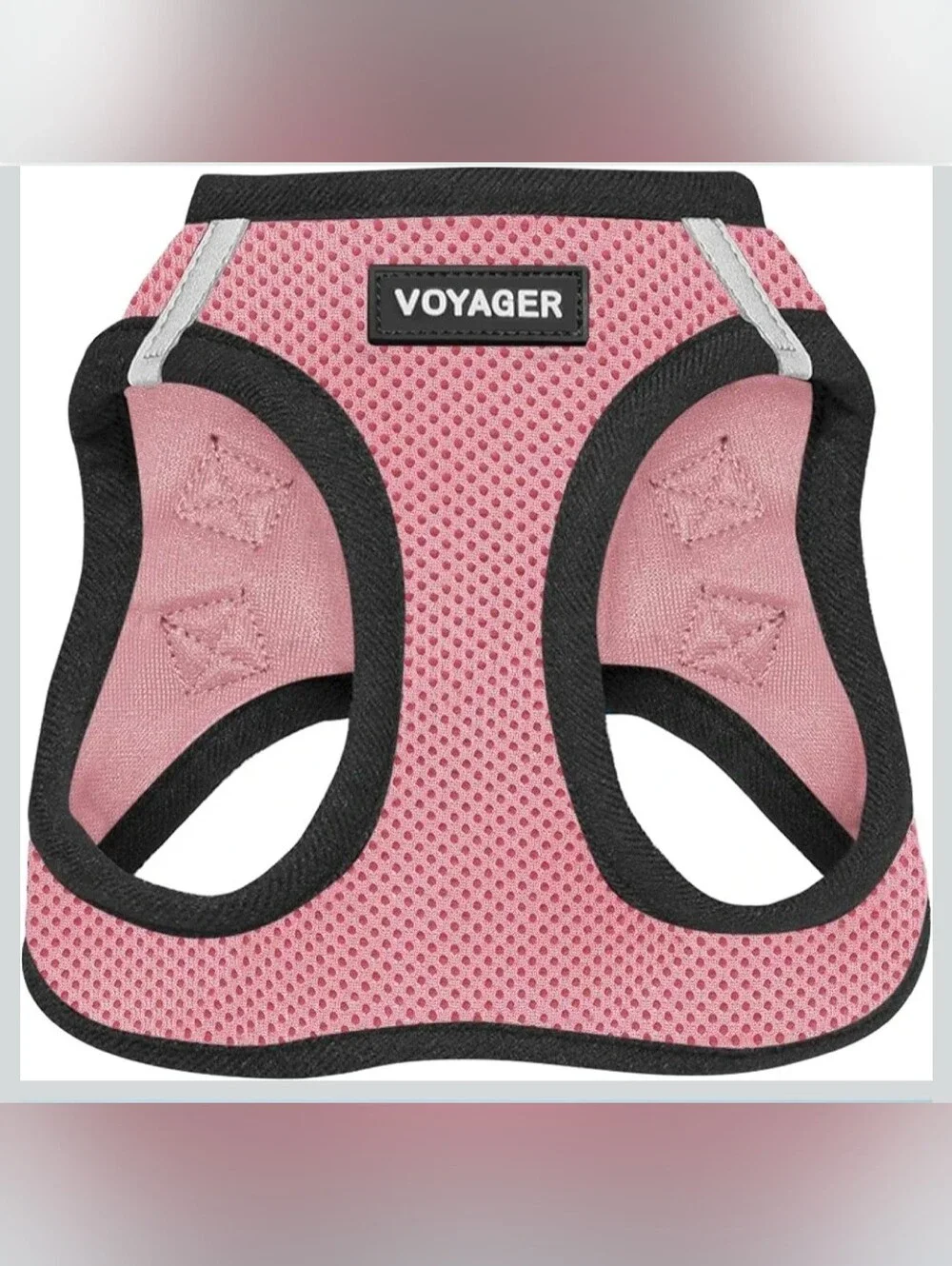 🍎 Nwt Voyager Pink Soft Air Mesh Step-In Pet Harness Cat Dog Size Large